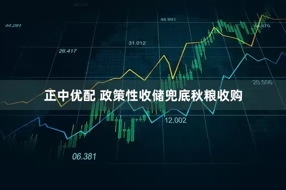 正中优配 政策性收储兜底秋粮收购